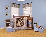 ROCKSTAR - 4 PC CRIB SET - BABY BEDDING SETS