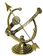 Rome RM1334 Polished Brass 12-Inch Diameter Armillary Sundial