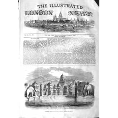 Zoologische Garten-Tempel Elora-Druck 1843 Surreys