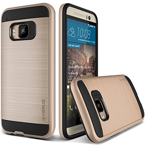HTC One M9 Case, Verus [Verge][Shine Gold] - [Heavy Duty][Military Grade Drop Protection] For HTC One M9