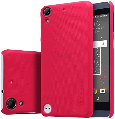 HTC Desire 530 / 630 Case Nillkin Frosted Shield Matte Plastic Slim Fit Case Cover Shell (with Screen protector) (Frosted) (Frosted Red)