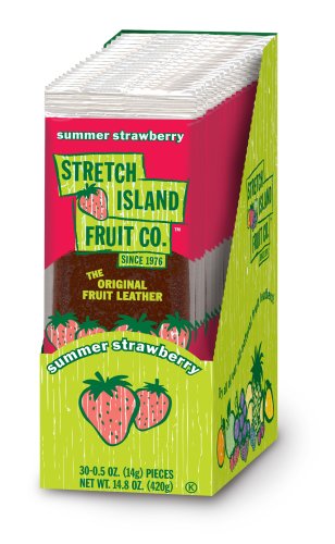 Buy Now at Amazon.com: Stretch Island - Original Fruit Leather - Sweet Strawberry, 30 Units / 0.5 Oz