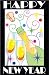 Two Group Happy New Year Champagne Garden Flag 13.5