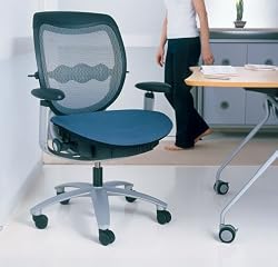 Izzy Maxwell, Mesh Intuitive Glide, Full Back Chair (Black Fabric)