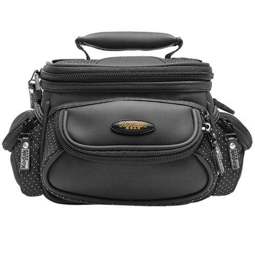 Kodak Gear Compact Carry-All Camera Case / Bag for Canon Powershot, Casio Exilim, Fuji Finepix, HP Photosmart, Kodak EasyShare, Nikon Coolpix, Olympus Stylus, Olympus FE Series, Panasonic Lumix, Pentax Optio & Sony Cyber-Shot