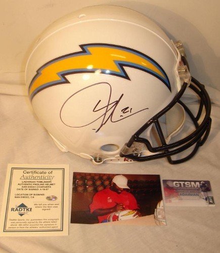 LaDainian Tomlinson Autographed/Hand Signed San Diego Chargers Full Size Authentic Proline Football