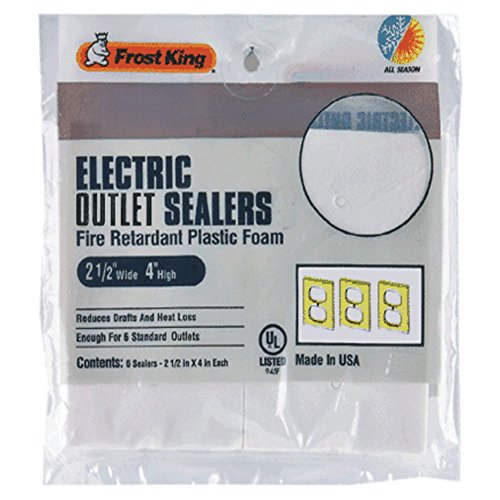 Frost King OS6H Foam Outlet and Switch Sealers Hardware Insulation