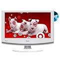 Haier 19" 720p LCD TV/ DVD Combo - White (HLC19KW1)