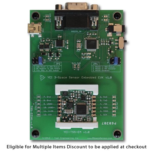 YEI 3-Space Sensor 3-axis 9DOF Miniature Embedded IMU / AHRS (TSS-EEVK) On Sale