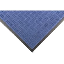 Notrax 167 Portrait Entrance Mat, for Lobbies and Indoor Entranceways, 4' Width x 6' Length x 1/4" Thickness, Slate Blue