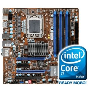 MSI X58M 1366 Intel X58 uATX Intel Motherboard