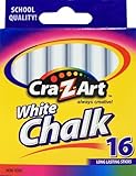 Cra-Z-art White Chalk, 16 Count (10800) Model: 10800 Office Supply Product Store