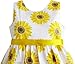 Sunny Fashion Girls Dress Yellow Sunflower School Uniform Party 2-3