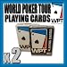 2 Bee World Poker Tour WPT Plastic Coated Poker Playing Cards Lot