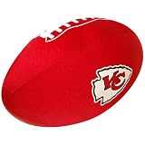 Northwest Kansas City Chiefs Football Shaped Beaded Pillow