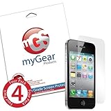 myGear Products DIAMOND DiamondDust Screen Protectors for iPhone 4 (4 Pack) ....