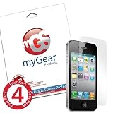 myGear Products DIAMOND DiamondDust Screen Protectors for iPhone 4 / 4S (4 Pack)