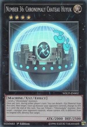 Yu-Gi-Oh! - Number 36: Chronomaly Chateau Huyuk (WSUP-EN002) - World Superstars - 1st Edition - Super Rare