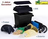 Premium 3-Kammer-Filtersystem inkl. Teichpumpe