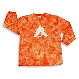 Dogwood - Boys Long Sleeved Tie Dyed Tee, Orange