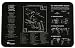 GLOCK Perfection Gun Cleaning Gunsmith Bench Mat 11 x 17 inches
