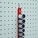 ERNST 13-Inch Socket Rail Organizer with 15 1/4-Inch Twist Lock Clips, Black (8423-Black-1/4)