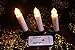 XABL Set of 10 LED Taper Candles Warm White Lights with Remote Control and Clips for Decoration Home and Christmas Holiday