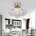 LightInTheBox® Modern Crystal Chandelier with 6 Lights, Pendant Modern Ceiling Light Fixture for Bedroom, Living Room