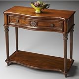 IMAGE OF Masterpiece Console Table in Distressed Vintage Oak