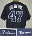Tom Glavine Autographed/hand Signed Atlanta Braves Blue Baseball Jersey with 300 wins Inscription