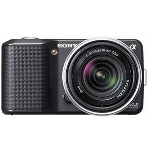 Sony Alpha NEX-3 Interchangeable Lens Digital Camera w 18-55mm Lens (Black)-14.2 Mpix by 