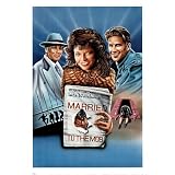 Married to Mob COLLEGE VINTAGE MOVIE POSTER Pfeiffer HA - 27x38 custom fit with RichAndFramous Black 27 inch Poster Hangers