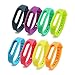 Taotree 8pcs 8 Colors Xiaomi Replacement Wrist Band for Xiaomi Mi Band 1s Heart Rate Monitor Smart Miband 2 Wrist Fitness Tracker Waterproof Bracelet(Not for Mi band2)