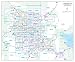 Las Vegas Arterial & Collector ZIP Code Wall Map Dry Erase Laminated (Yellow1)