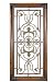 Oversized Wrought Iron and Metal Wall Grill Art Decor