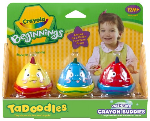 Childrens Toyshop  Toys : Crayola 3ct. Washable TaDoodles Crayon Buddies