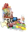 Paw Print Candy Basket with Free Cookie