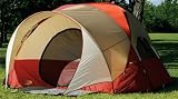 Texsport Clear Creek 3 Person Vestibule Tent (Red/Tan, 8-Feet X 10-Feet X 74-Inch)