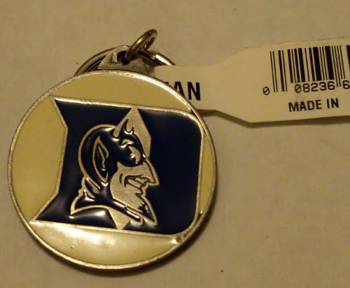 Duke Blue Devils PREMIUM Pewter Medallion Keychain Key Chain University of