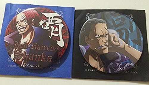 One Piece mugiwara store Limited yakara Badge BLUE Shanks BLACK ben beckman