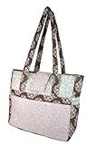 Stephan Baby English Rose Piece-Quilted Carry-All Baby Gear Tote