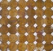 Designer Multi Brown Onyx Octagon with White Dots Polished Mosaics Meshed on 12 X 12 Sheets - FREE SHIPPING