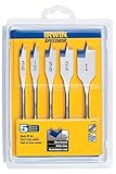 Irwin Tools 88885 Standard-Length Spade Bit Set (5 Piece) [並行輸入品]
