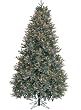 9' Kaitlyn Fir Pre-lit Artificial Christmas Tree With 1500 Clear Lights