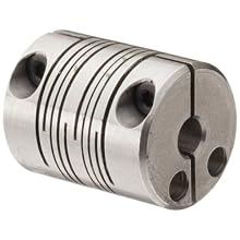 Ruland FCMR Clamping Beam Coupling, Stainless Steel, Metric