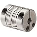 Ruland FCMR Clamping Beam Coupling, Stainless Steel, Metric