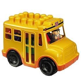 Mega Bloks Lil' School Bus by Mega Bloks
