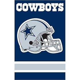 Dallas Cowboys NFL Applique Banner Flag (44x28) from Banners & Flags