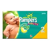 Pampers Baby Dry Diapers Size 2, 34-Count (Pack of 4)