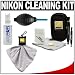 Nikon LensPen Pro Cleaning Kit + Spudz Microfiber Cloth + Lens Cleaner Fluid + Air Blower